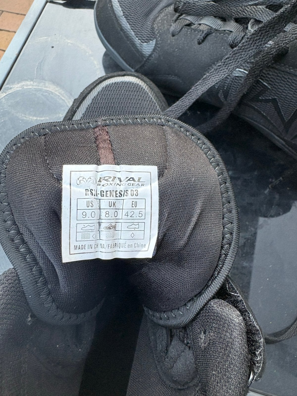 Rival Boxing Gear RS1-Genesis 03 Boksschoenen Maat 42.5, Ophalen of Verzenden, Gebruikt, Overige, Vechtsportschoenen