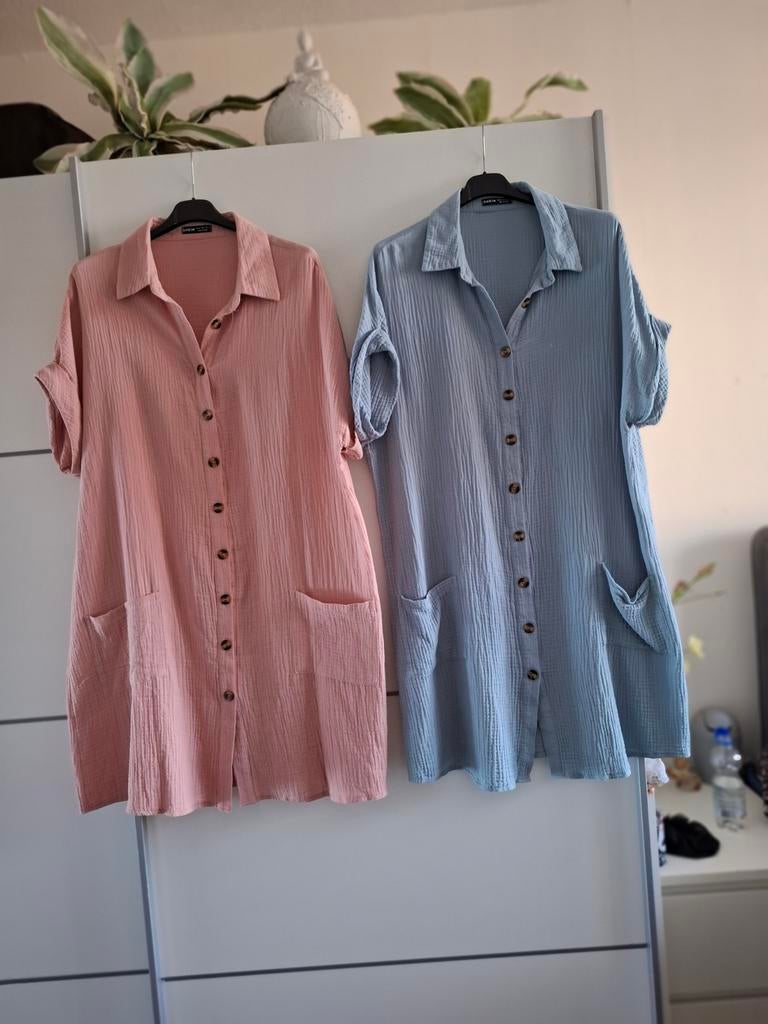 Zomerse tuniekjurkjes - Diverse kleuren en maten, Kleding | Dames, Jurken, Overige kleuren, Maat 46/48 (XL) of groter, Ophalen of Verzenden