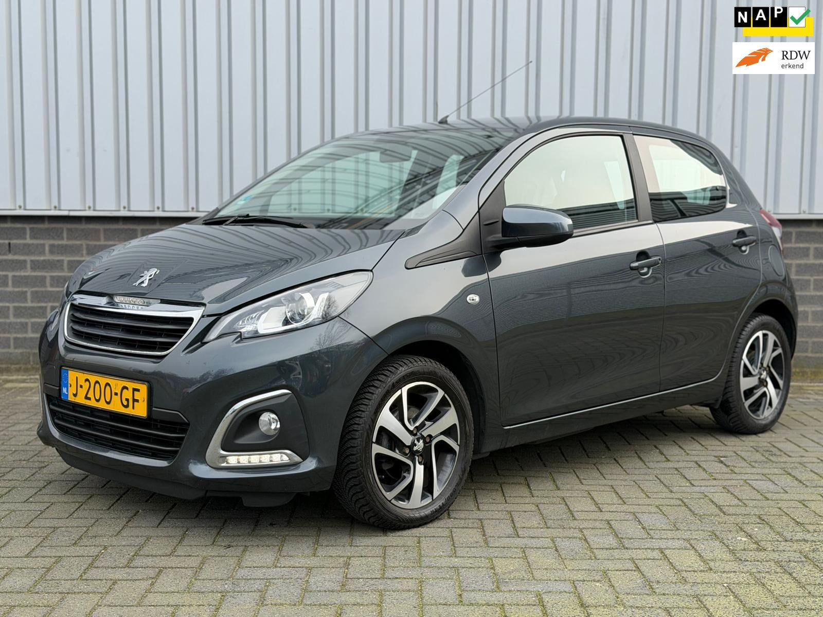 Peugeot 108 1.0 e-VTi Allure |Airco| 5 Deurs|CruiseCtrl|Carp, Auto's, Voorwielaandrijving, Stof, Gebruikt, 4 stoelen