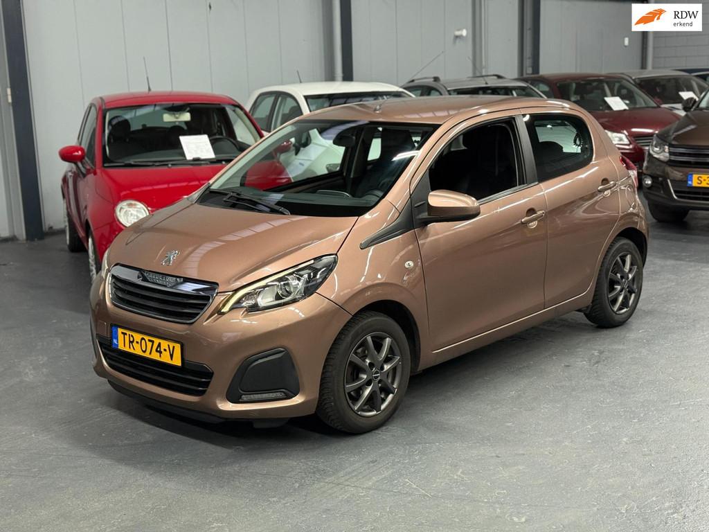 Peugeot 108 1.0 VTi Active TOP! Automaat APK NAP, Euro 5, Stof, Gebruikt, Bruin