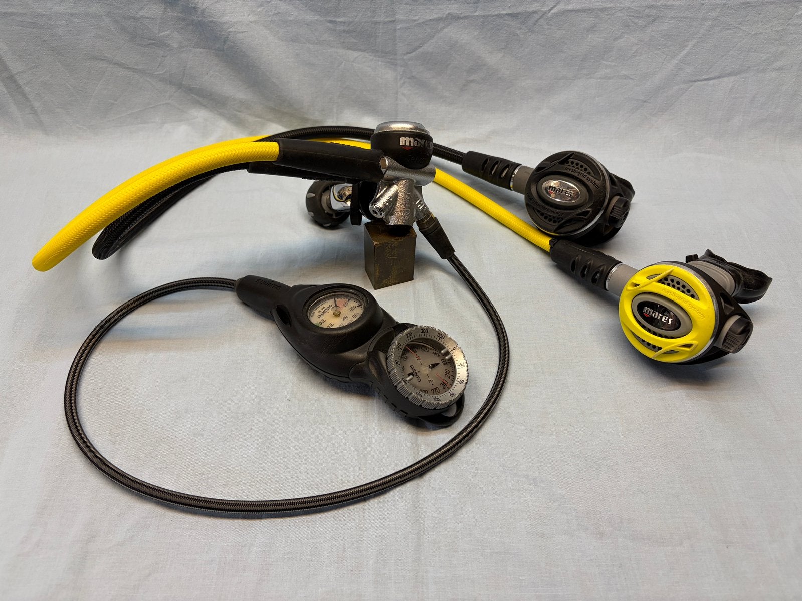 Mares automatenset MR22T met Suunto CB2 console, Ophalen of Verzenden, Gebruikt, Overige typen