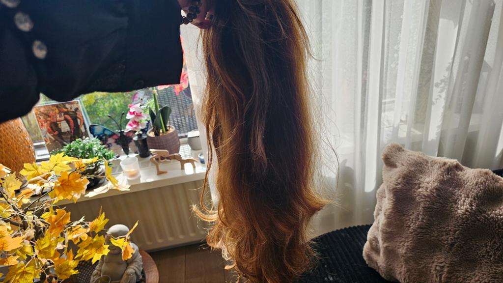 Pruik lace echt haar, Ophalen of Verzenden, Zo goed als nieuw, Pruik of Haarverlenging