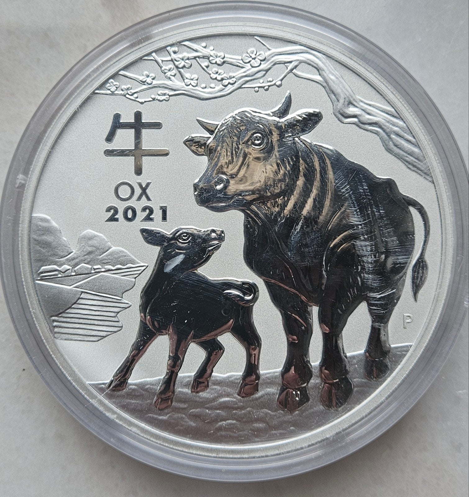1 kg lunar 3 year of the ox 2021, Ophalen of Verzenden, Zilver