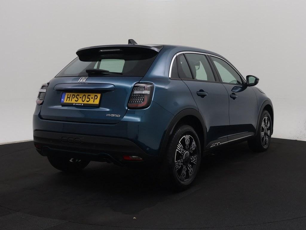 Fiat 600 1.2T Hybrid 110pk Automaat Urban Stoelverw/Camera /, Auto's, Stof, Gebruikt, 1199 cc, Blauw