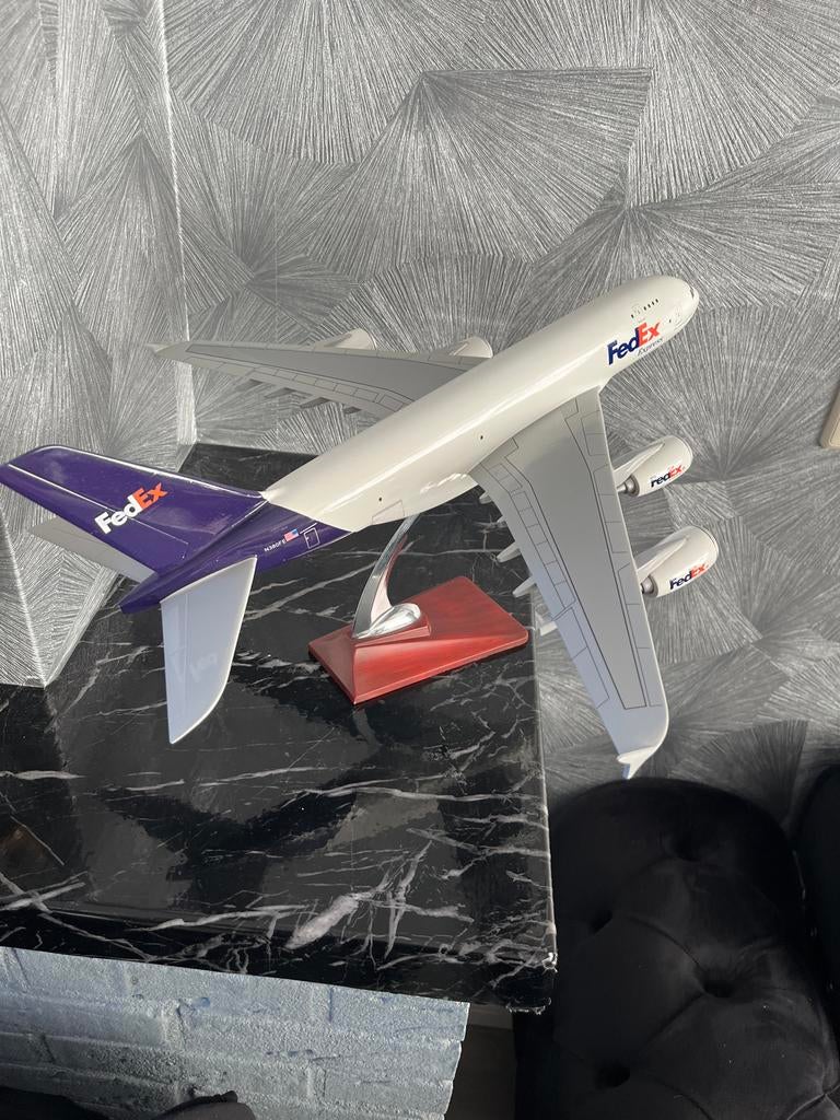 FedEx A380 Modelvliegtuig - The World On Time, Ophalen, Zo goed als nieuw