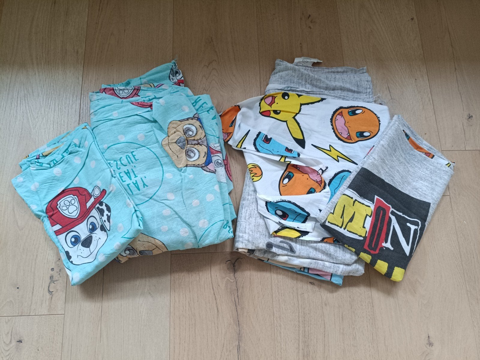 Dekbedovertrek met kussensloop 1 pers. Paw Patrol en Pokémon, Kinderen en Baby's, Kinderkamer | Beddengoed, Ophalen of Verzenden