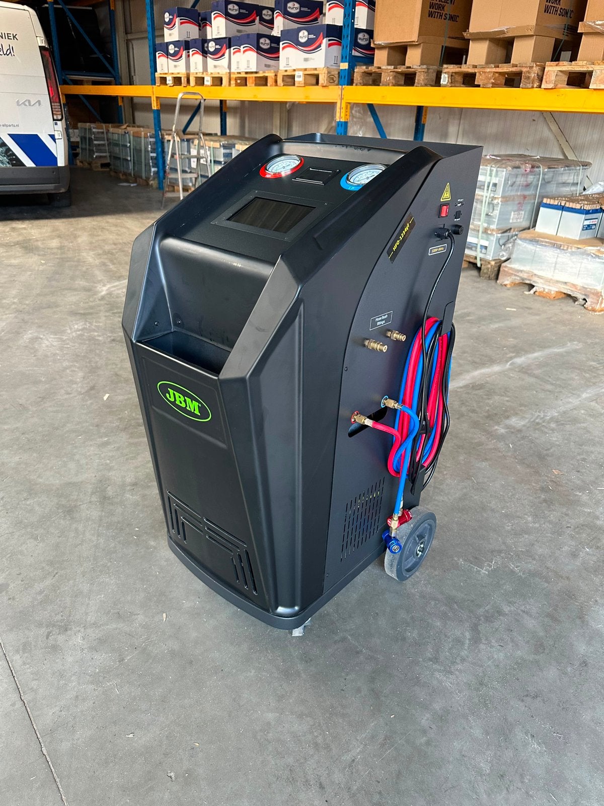 JBM Aircomachine R134a/ of 1234yf koudemiddel apparaat, Ihersevoort@jaritechniek.nl, JBM, Nieuw, 7903 AZ