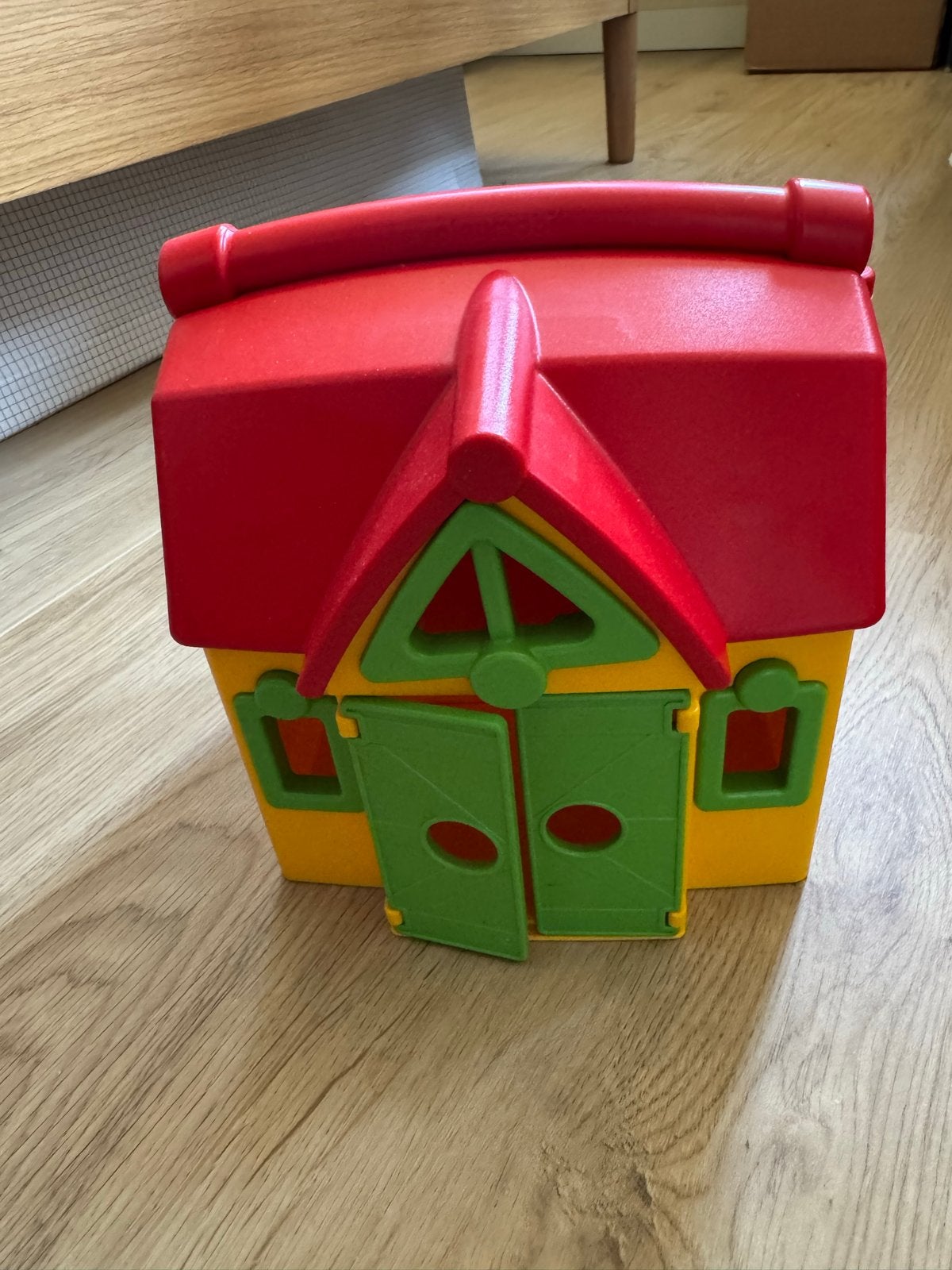 Playmobil 1.2.3 Draagbaar Huisje, Ophalen of Verzenden, Zo goed als nieuw