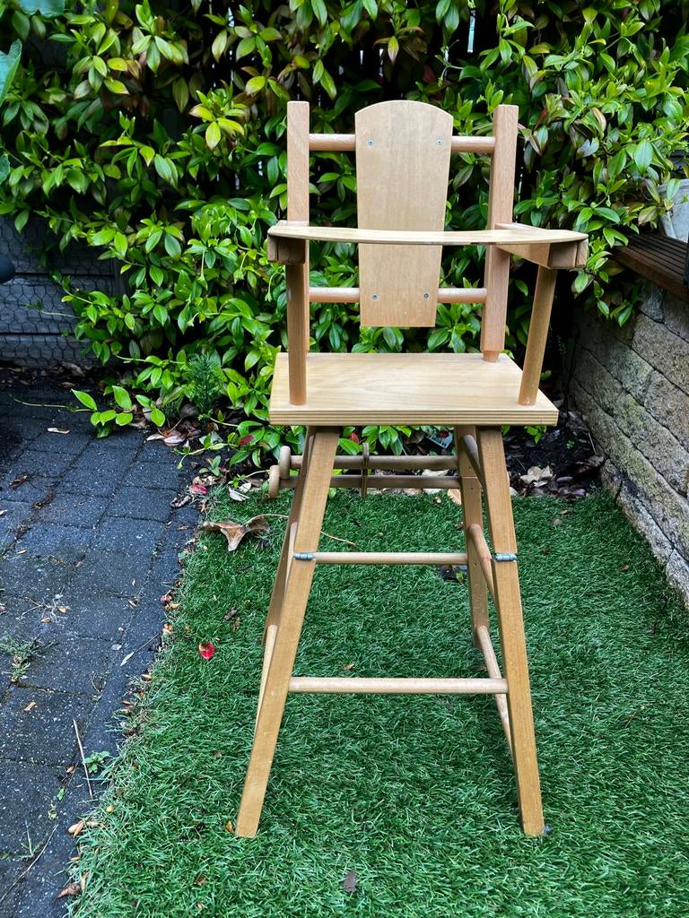 Houten kinderstoel voor pop, Ophalen, Zo goed als nieuw, Overige typen