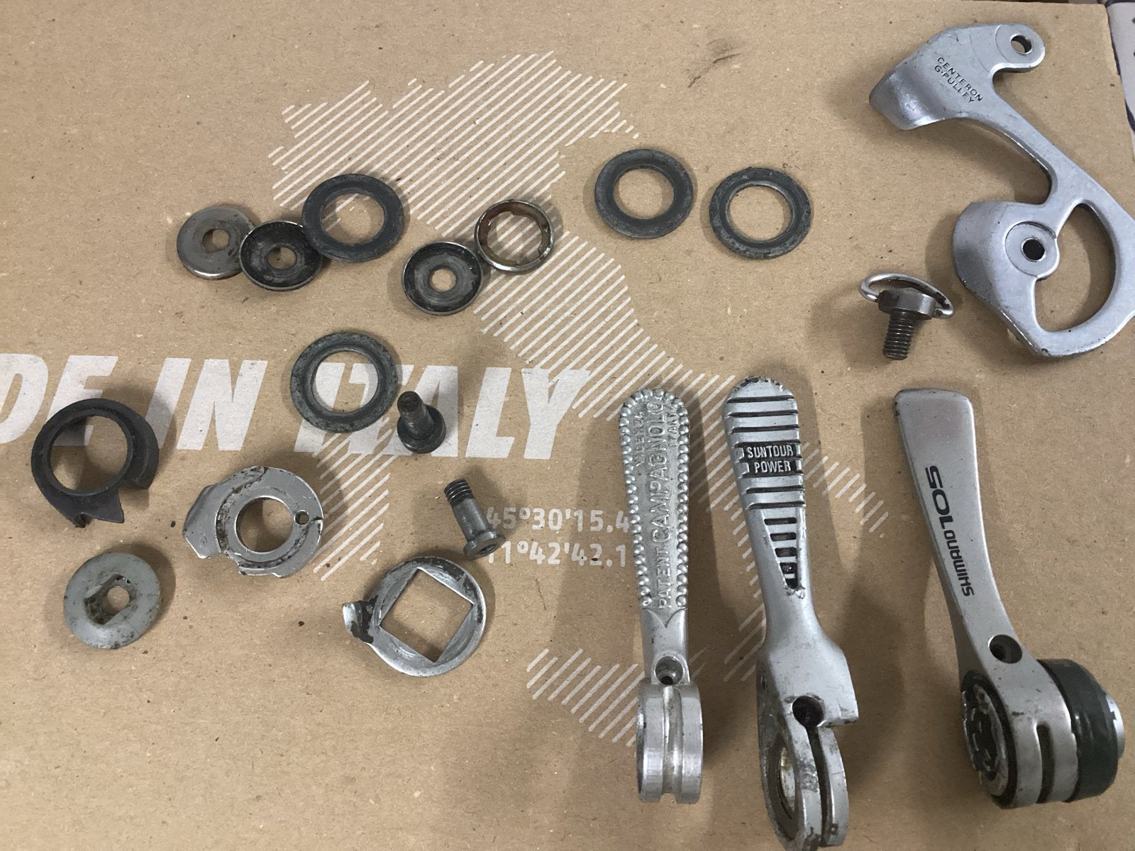 Vintage Buis Commandeurs - Campagnolo, Suntour, Shimano, Gebruikt, Verzenden, Overige typen, Aluminium