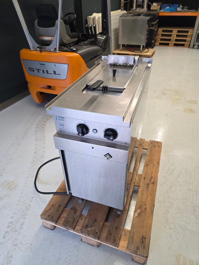 MKN enkele friteuse electrisch, 4 liter of meer, Ophalen, Gebruikt