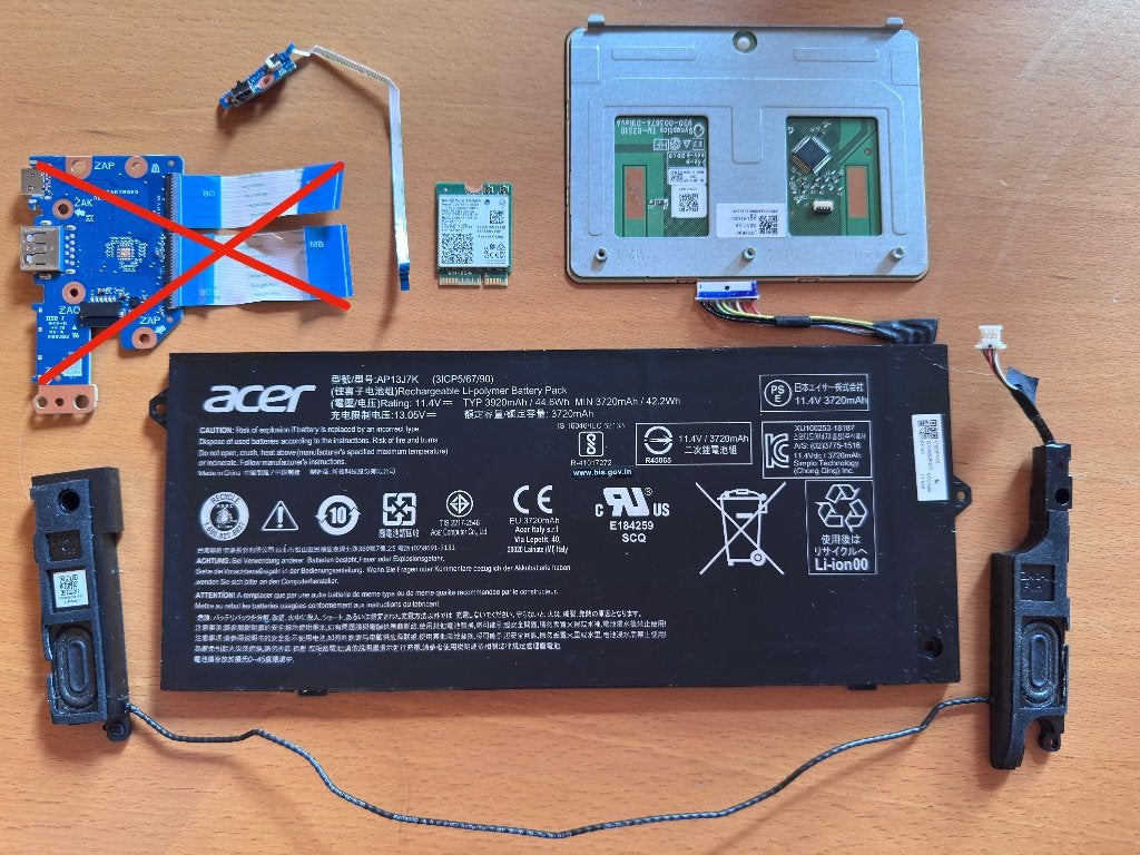 Acer Chromebook Spin 512 R851TN-P5FV onderdelen, Ophalen, Zo goed als nieuw, Overige typen