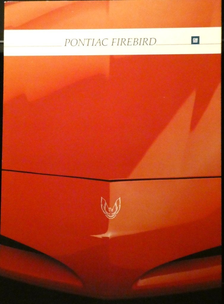 Pontiac Firebird brochure 1991, Verzenden, Zo goed als nieuw, Overige merken