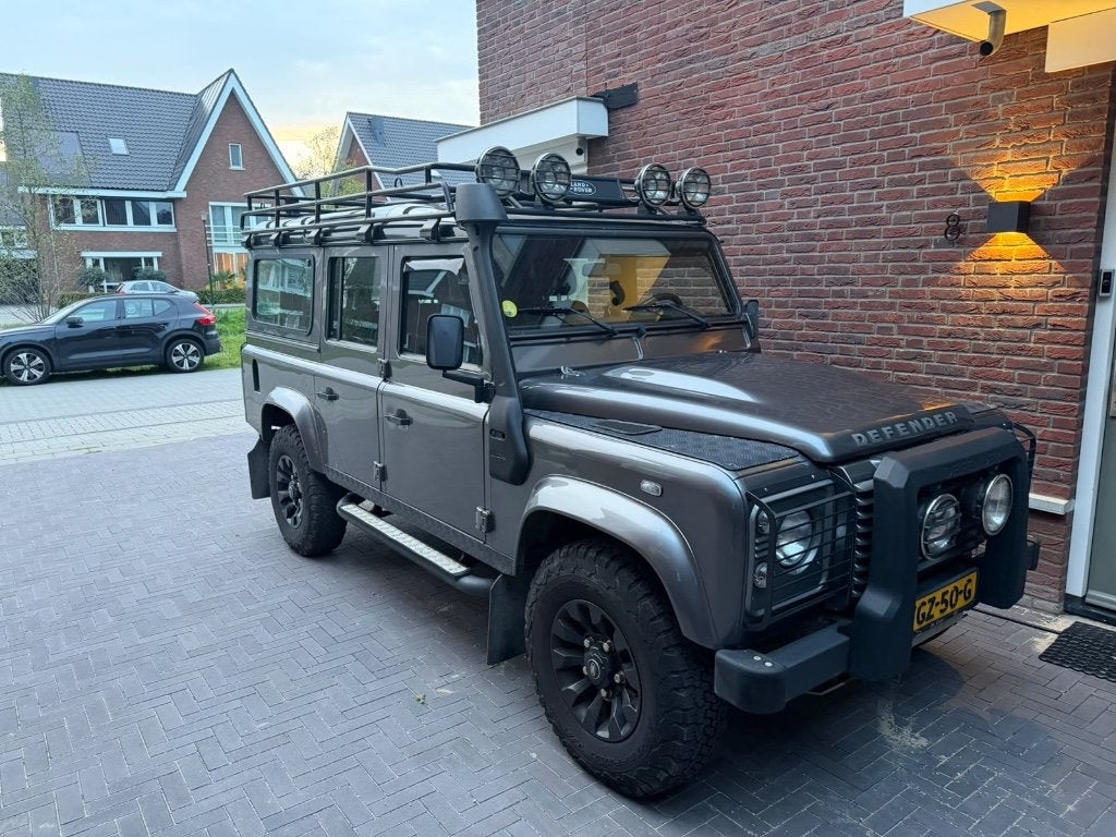 Originele Defender A-Bar met 2 halogeen lampen, Ophalen, Gebruikt, Land Rover