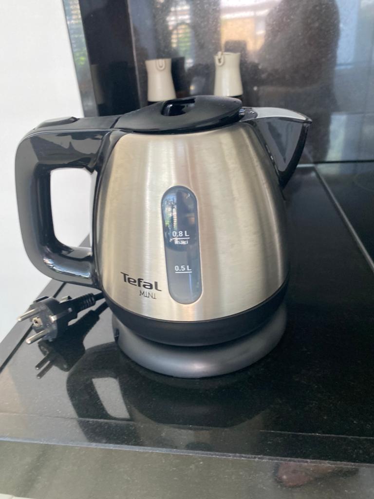 Tefal mini waterkoker - 0,8L - zgan, Minder dan 1 liter, Ophalen of Verzenden, Zo goed als nieuw