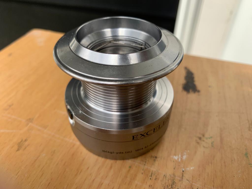 Hengelsport daiwa exceler 3500e extra spoel werpmolen vissen, Watersport en Boten, Ophalen of Verzenden, Zo goed als nieuw, Molen