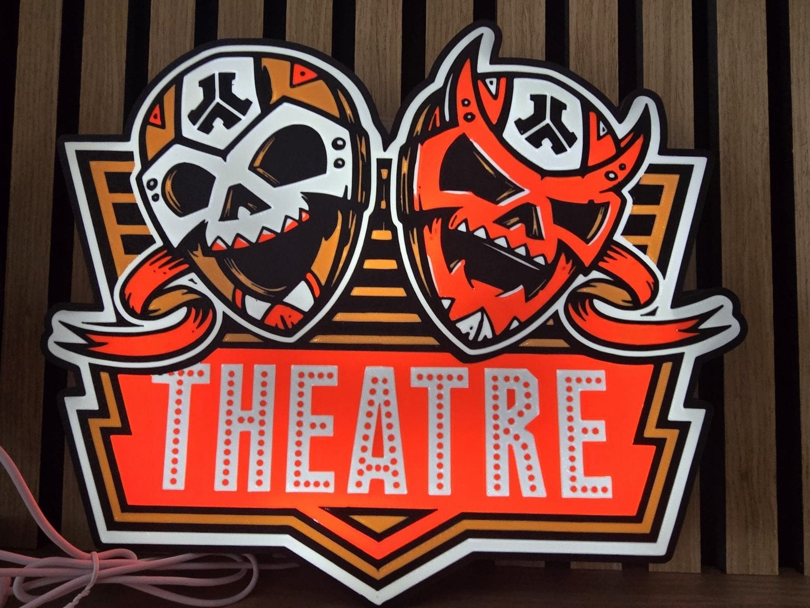 Defqon.1 Theatre LED Lamp - Uniek Lichtobject, Ophalen of Verzenden