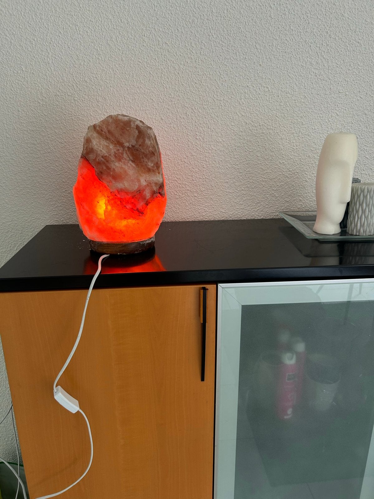 Himalaya Zoutlamp - Sfeervolle Verlichting, Huis en Inrichting, Met schakelaar, Overige merken, Overige fittingen, Ophalen of Verzenden