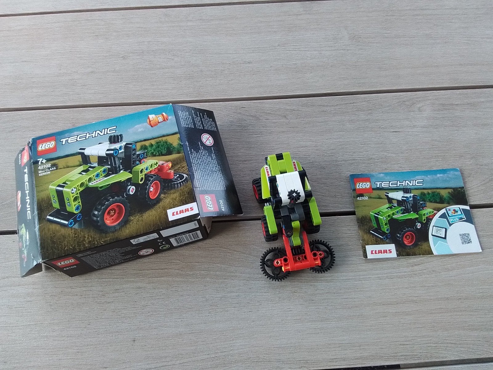 LEGO Technic 42102 Mini CLAAS XERION - Zo goed als nieuw, Compleet, Lego, Ophalen of Verzenden, Zo goed als nieuw