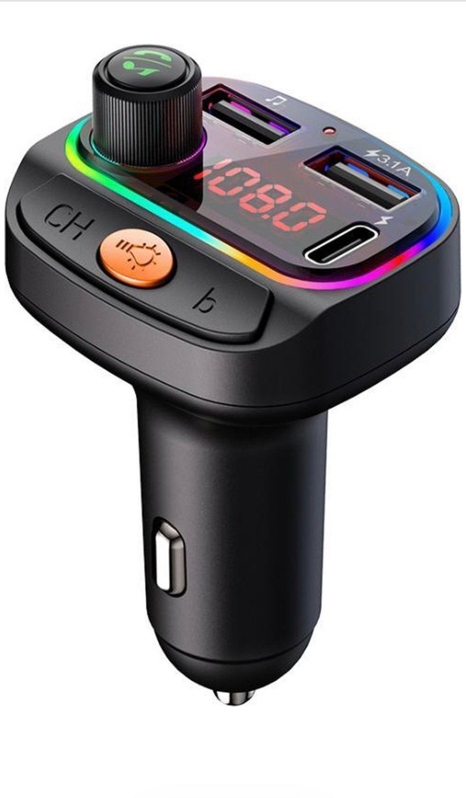 FM Transmitter Bluetooth adapter -  Draadloze Carkit, Auto diversen, Carkits, Zo goed als nieuw, Ophalen of Verzenden