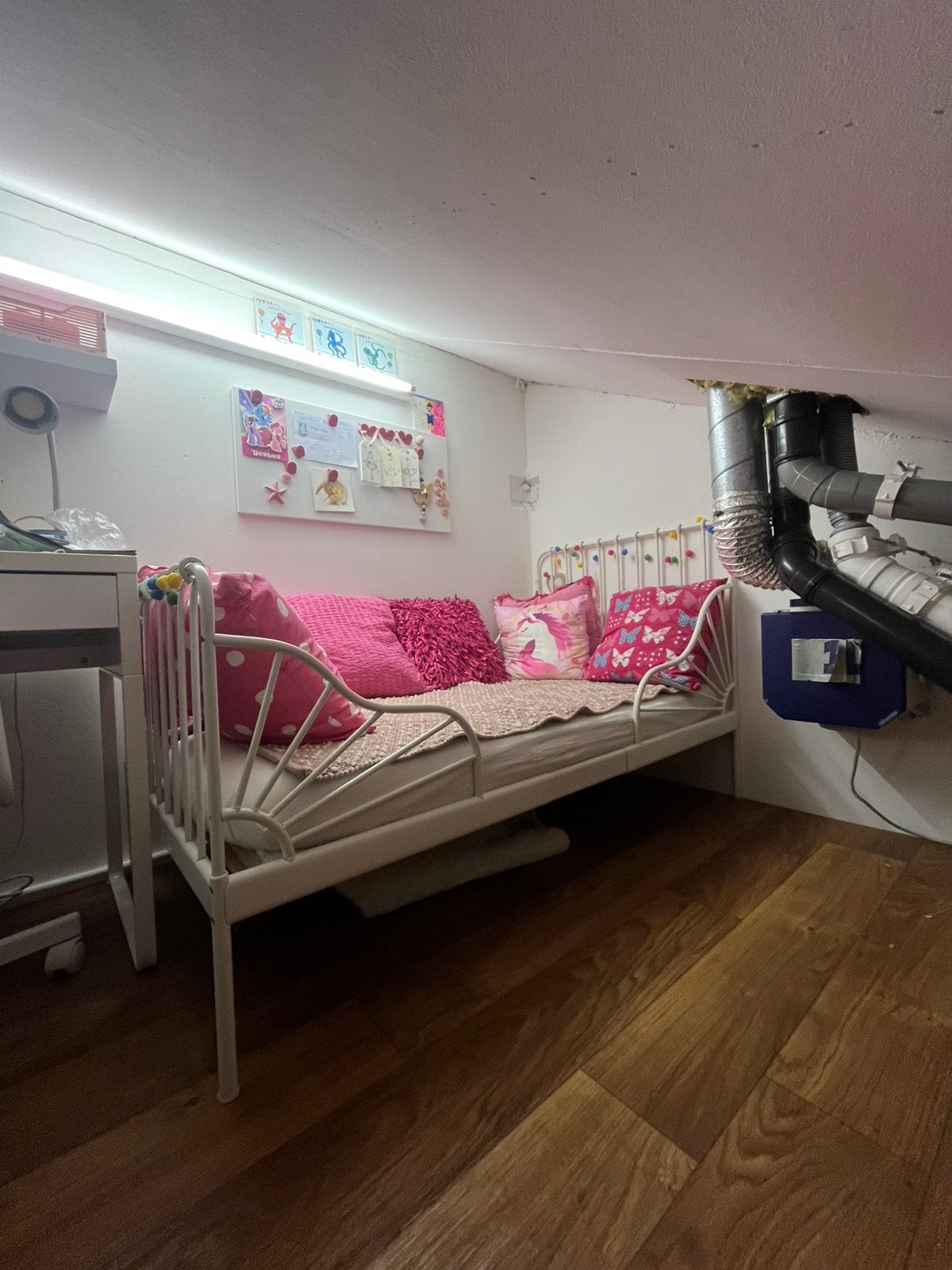 Kinderbed, Kinderen en Baby's, Kinderkamer | Bedden, Zo goed als nieuw, 180 cm of meer, 70 tot 85 cm, Ophalen of Verzenden