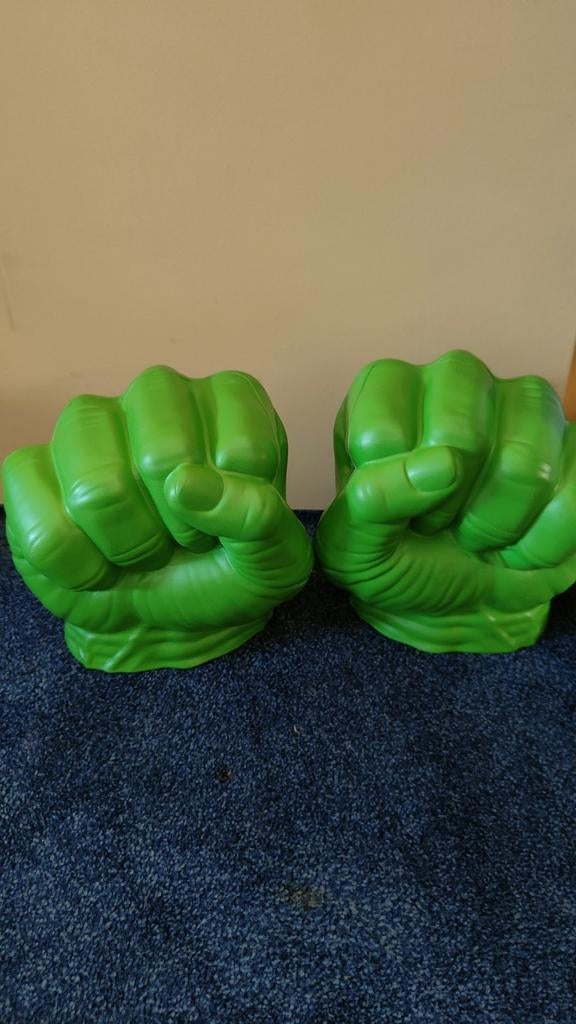 Hulk Vuist Handschoenen voor Kinderen - Avengers Speelgoed, Ophalen, Gebruikt, Jongen of Meisje