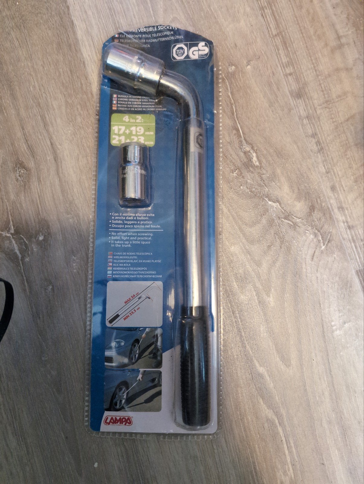 Lampa 65924 Telescopische Wielsleutel 17/19 en 21/23 mm, Ophalen of Verzenden, Nieuw