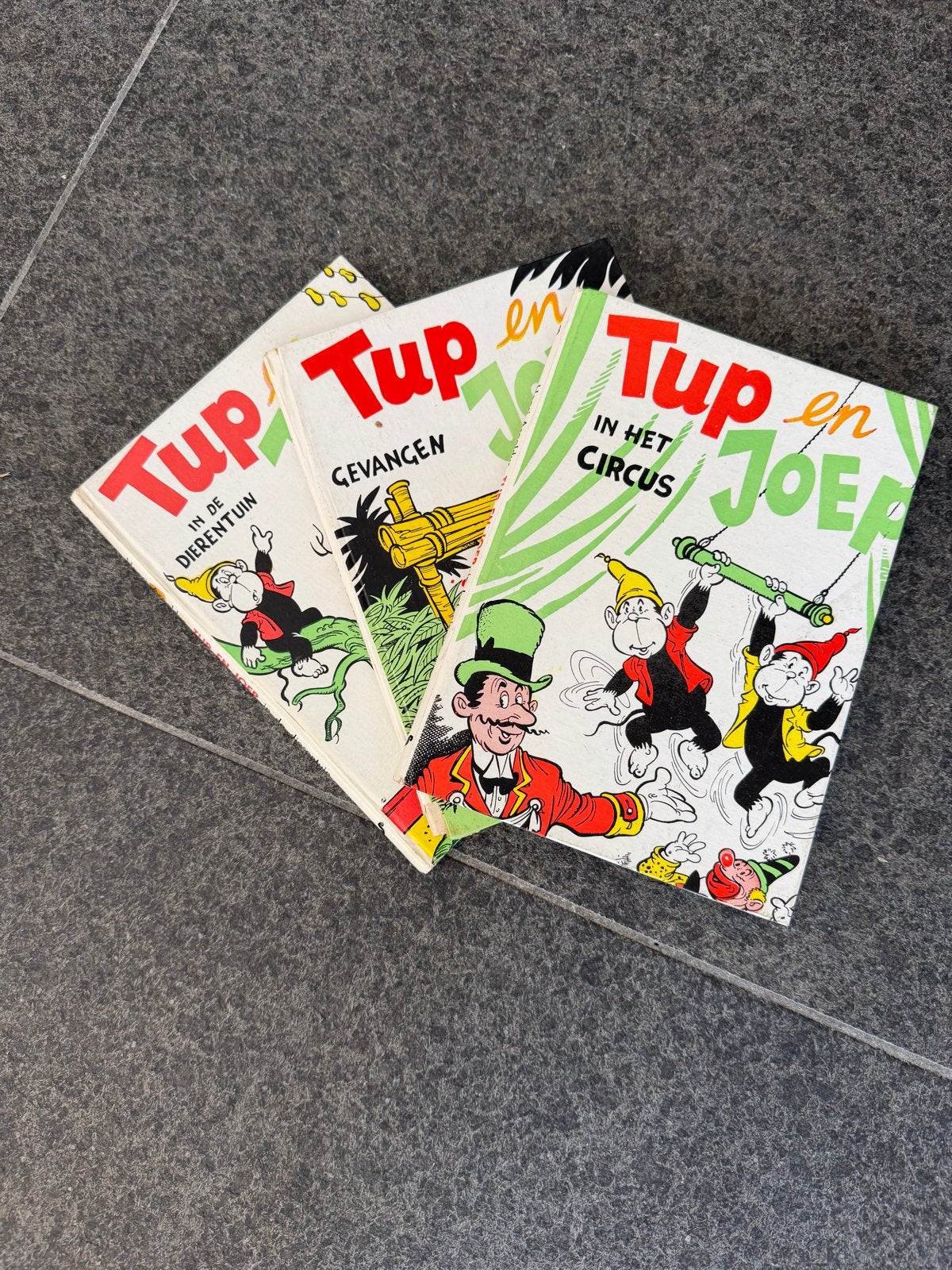 Tup en Joep leesboeken - 3 delen, Meerdere stripboeken, Ophalen, Gelezen