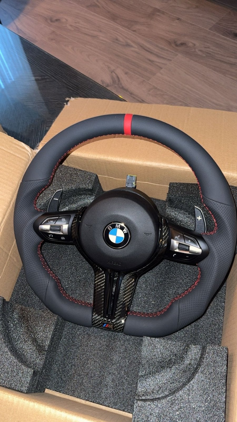 Custom BMW stuurwiel OP VOORRAAD!  montage mogelijk, Auto-onderdelen, Besturing, Ophalen of Verzenden, Nieuw, BMW