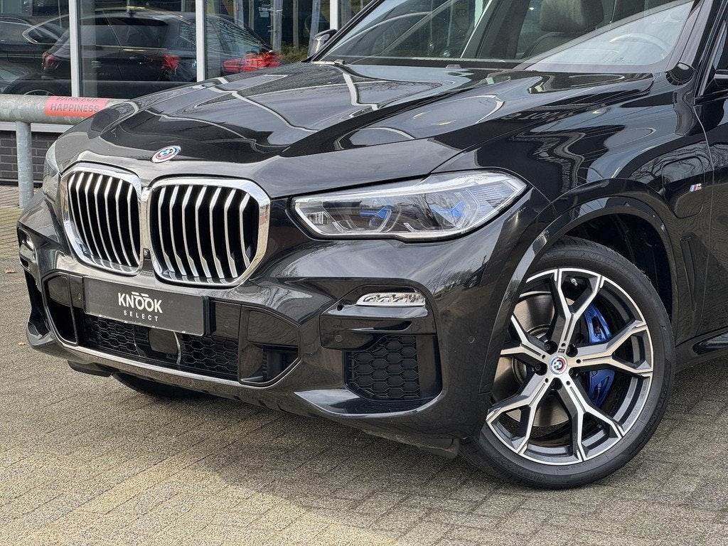 BMW X5 xDrive45e High Executive M Sport Pakket Automaat / Pa, Gebruikt, 394 pk, Zwart, Hybride Elektrisch/Benzine