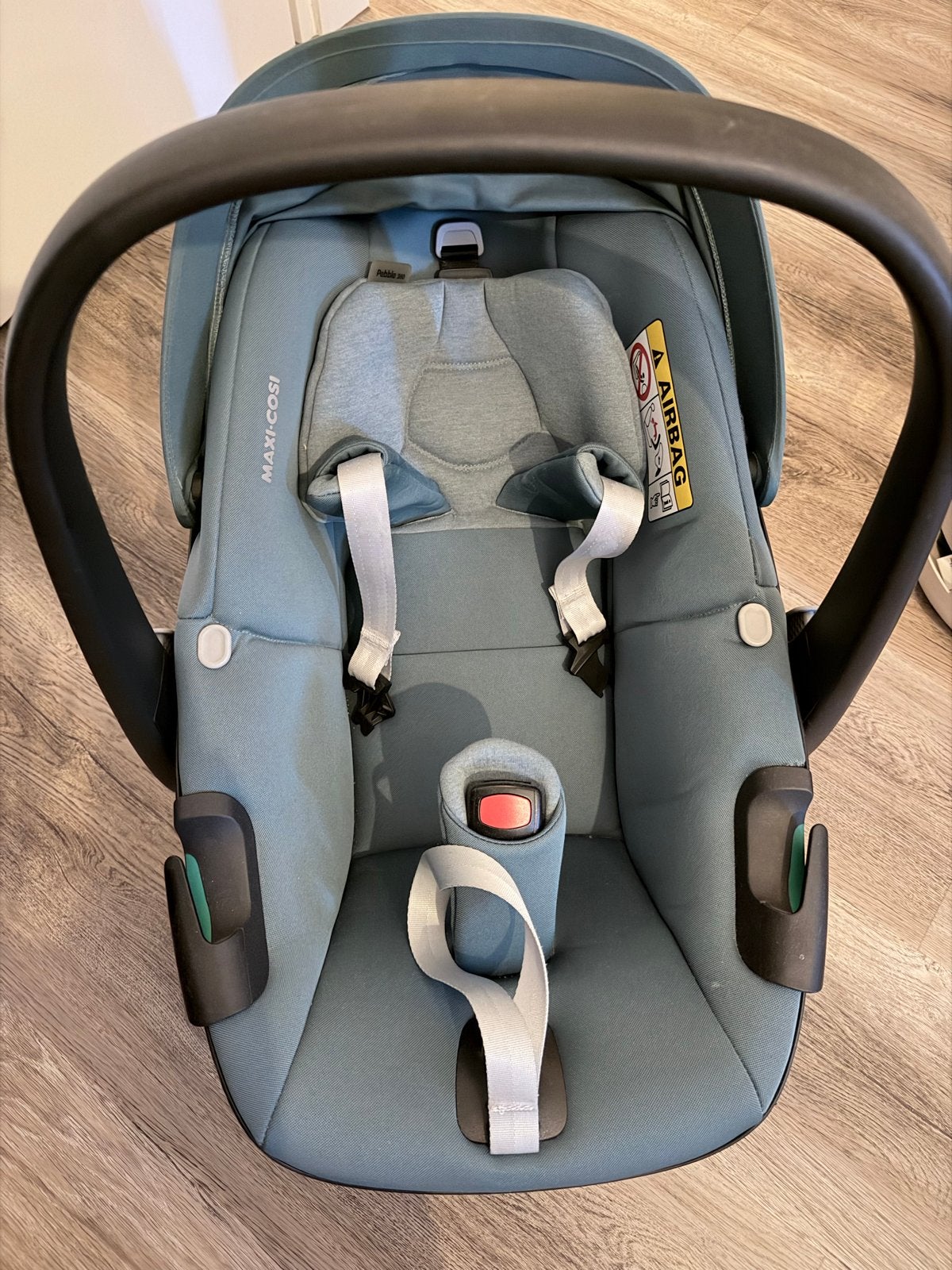 Maxi-Cosi Pebble 360 Groen - Gebruikt met verkleiner, Ophalen, Gebruikt, Zijbescherming, Isofix