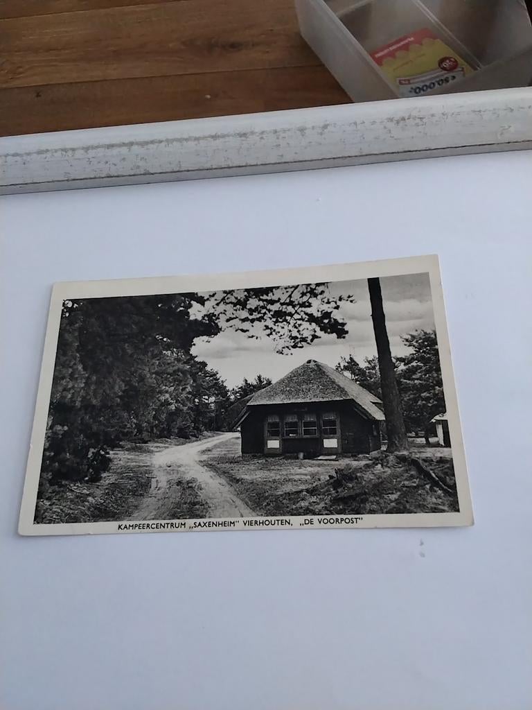 VIERHOUTEN. KAMPEERCENTRUM  "SAXENHEIM", Ophalen of Verzenden, 1940 tot 1960, Gelderland