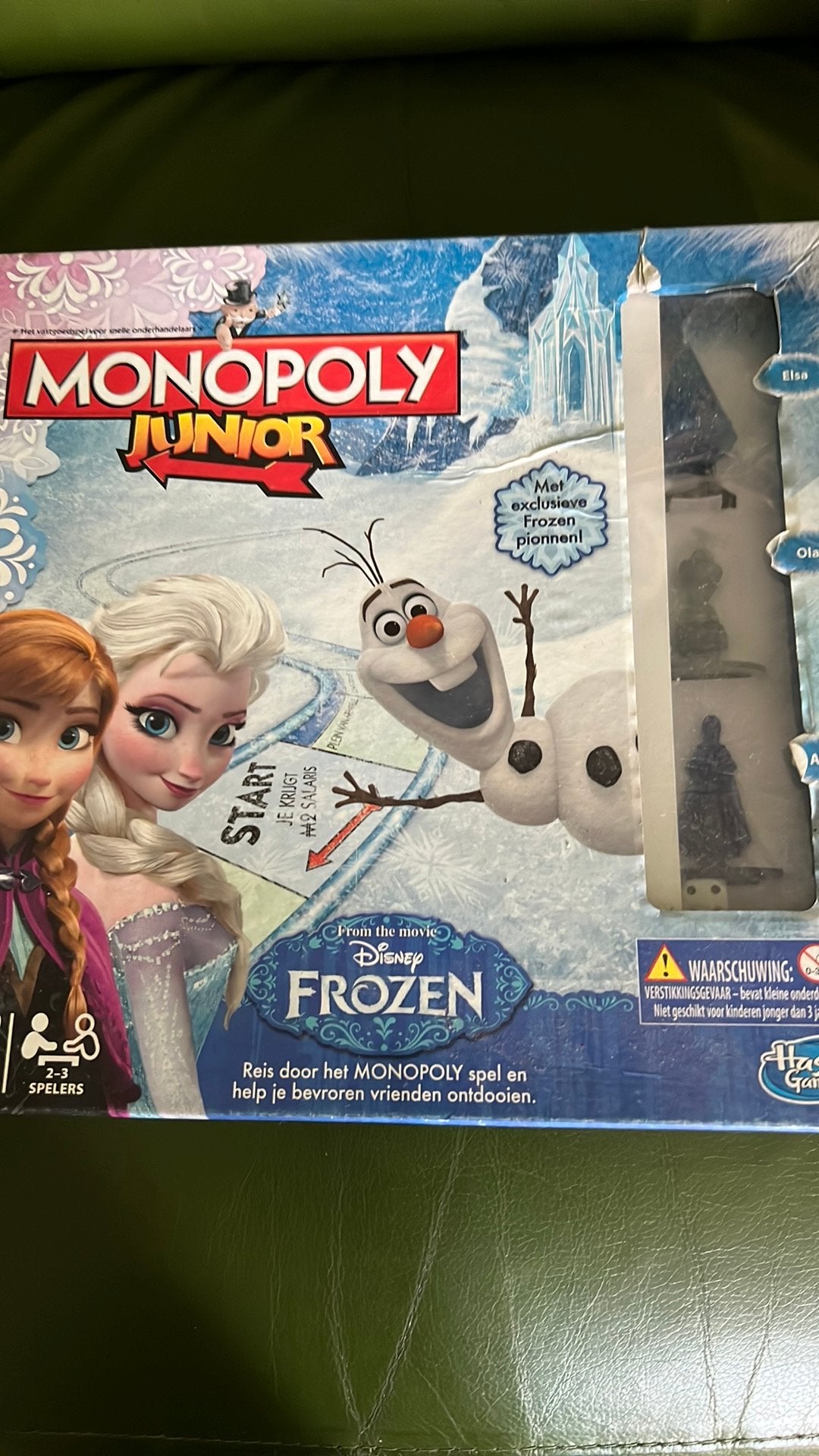 Monopoly  junior Frozen., Ophalen of Verzenden, Zo goed als nieuw