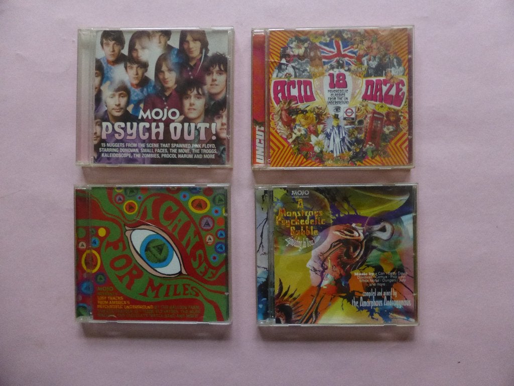 Psychedelic CD's 4x, Ophalen of Verzenden, Zo goed als nieuw, Poprock