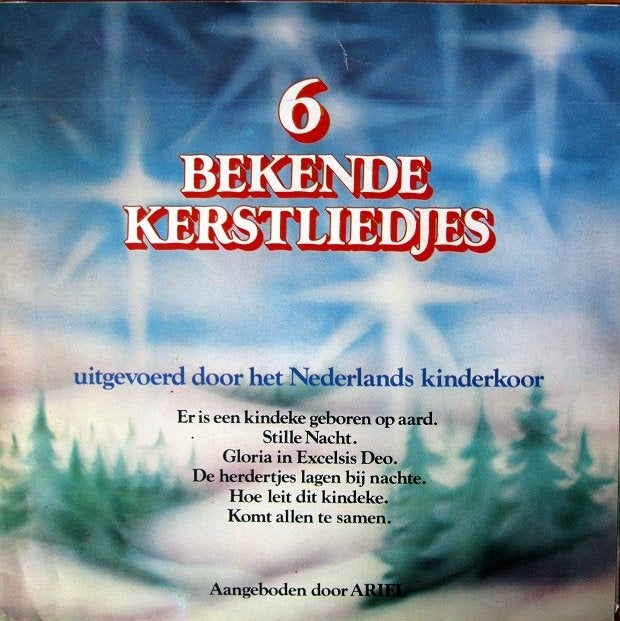 KERST	Ariel    	Sonopresse 2527	6 Bekende Kerstliedjes, Cd's en Dvd's, Fotohoes, 7 inch, Ophalen of Verzenden, Zo goed als nieuw