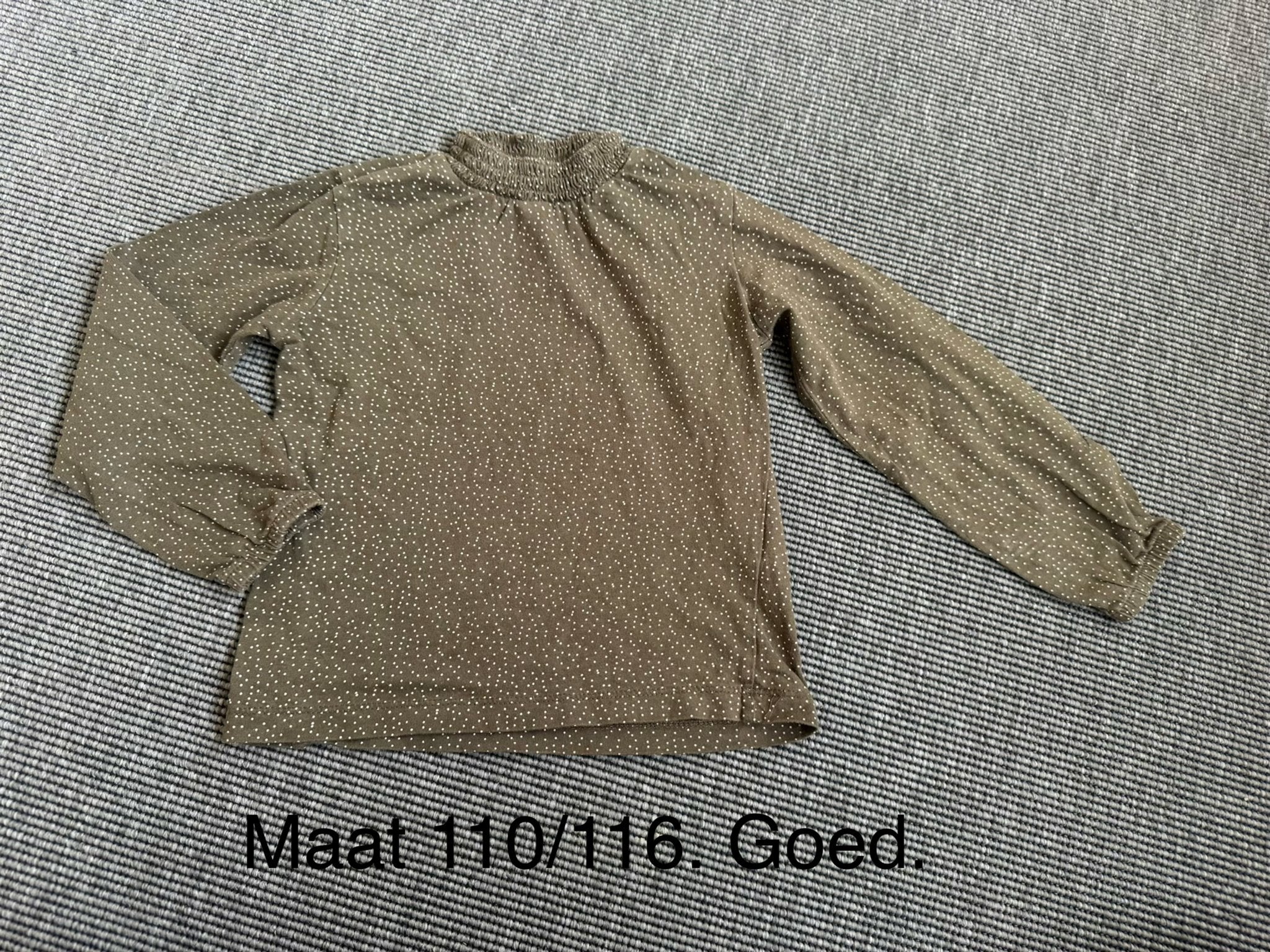 Leuk shirt. Maat 110/116., Kinderen en Baby's, Kinderkleding | Maat 110, Ophalen of Verzenden, Gebruikt, Meisje, Shirt of Longsleeve