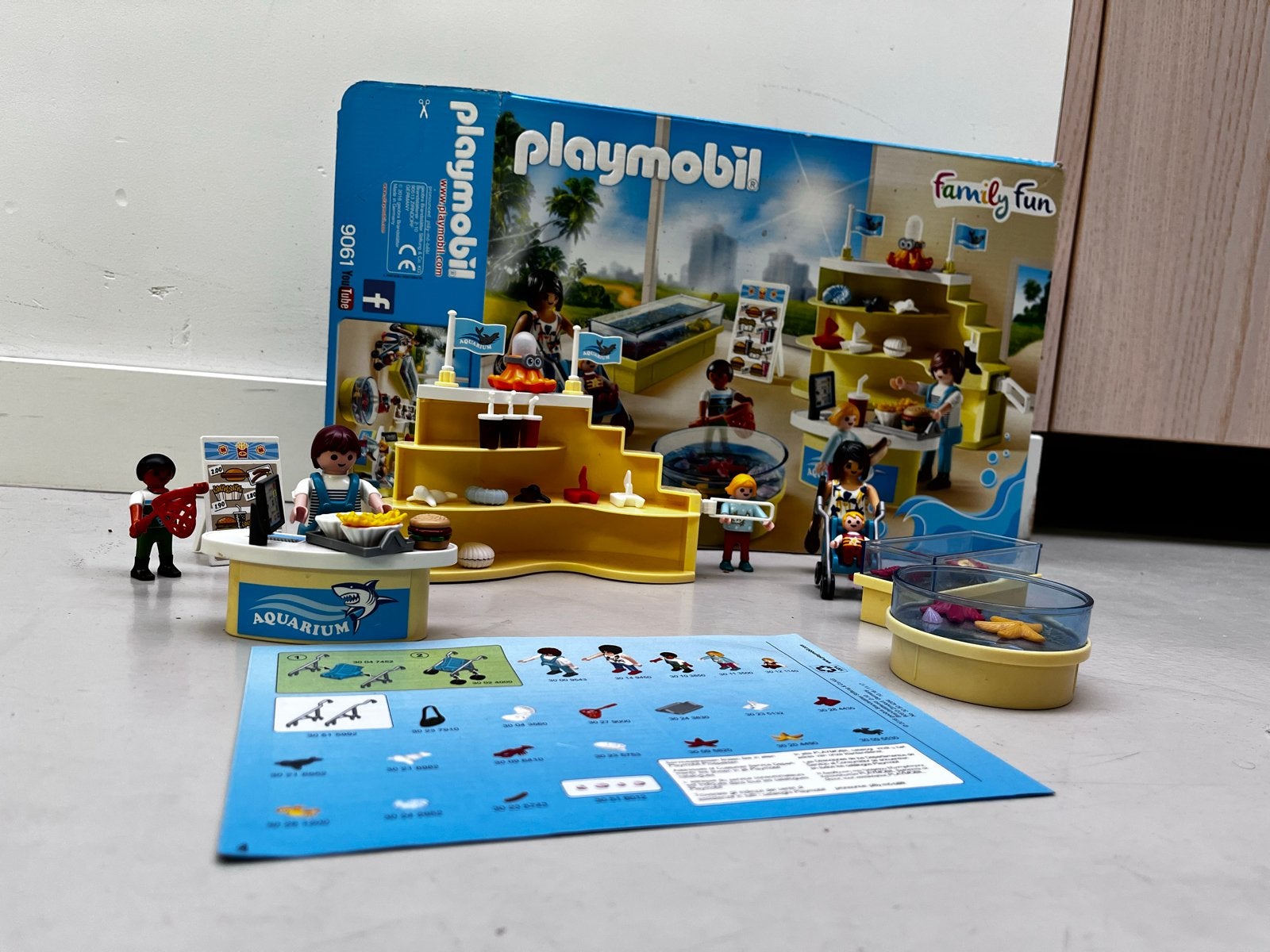 Playmobil 9061 Family Fun Aquarium Winkel, Kinderen en Baby's, Speelgoed | Playmobil, Gebruikt, Losse onderdelen, Overige typen
