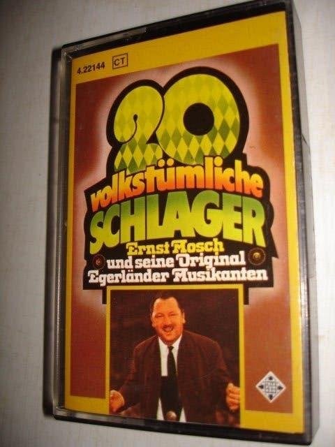 Ernst Mosch- 20 Volkstumliche Schlager- MC, Cd's en Dvd's, Verzenden, Zo goed als nieuw, 1 bandje