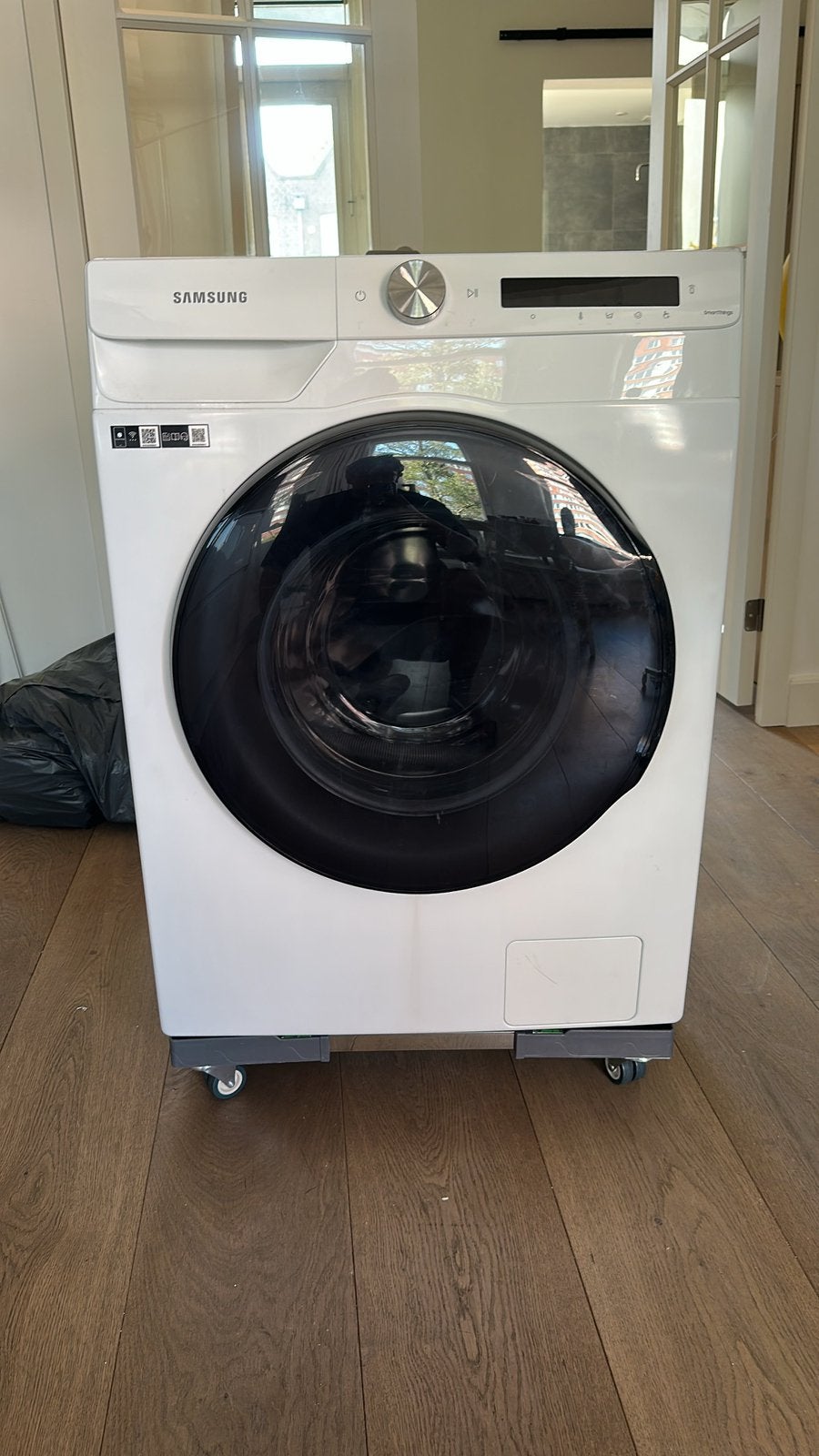 Samsung WD10T534ABW/S2 Washer Dryer Combo, Ophalen of Verzenden, Zo goed als nieuw, 1200 tot 1600 toeren, 85 tot 90 cm
