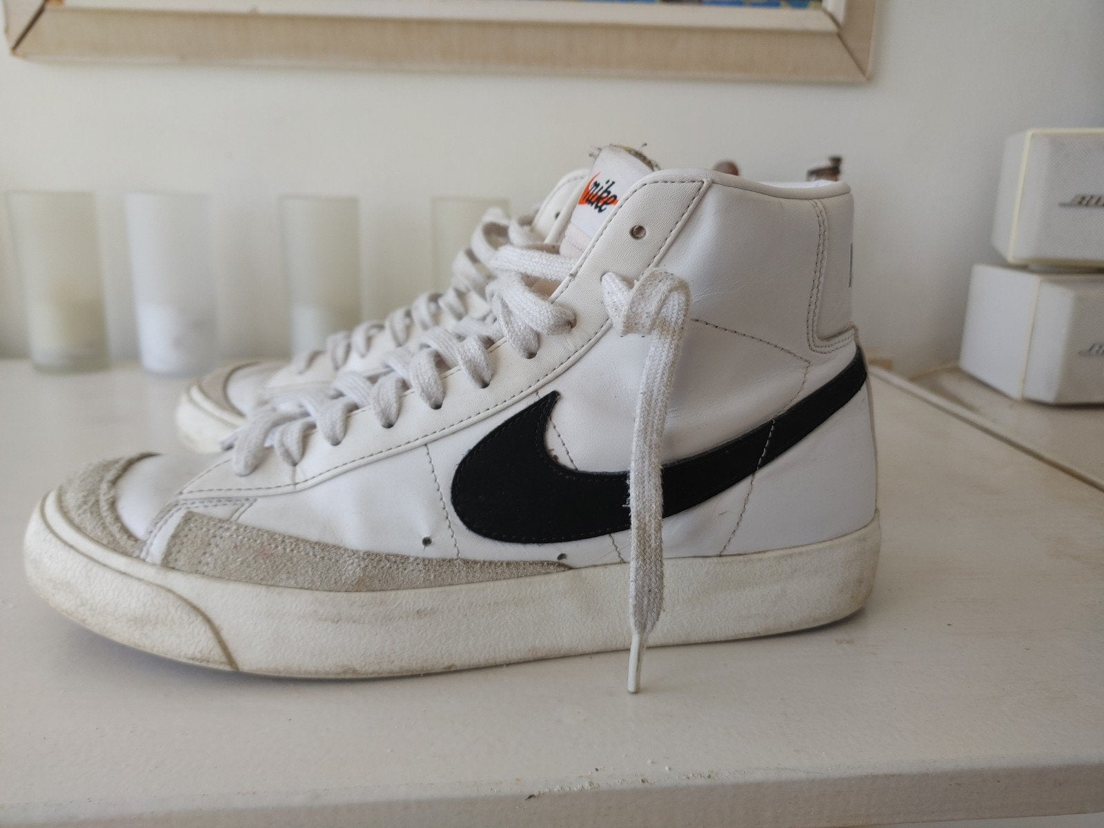 Nike Blazer Mid 77 maat 42.5, Wit, NIKE, Ophalen of Verzenden, Sneakers of Gympen