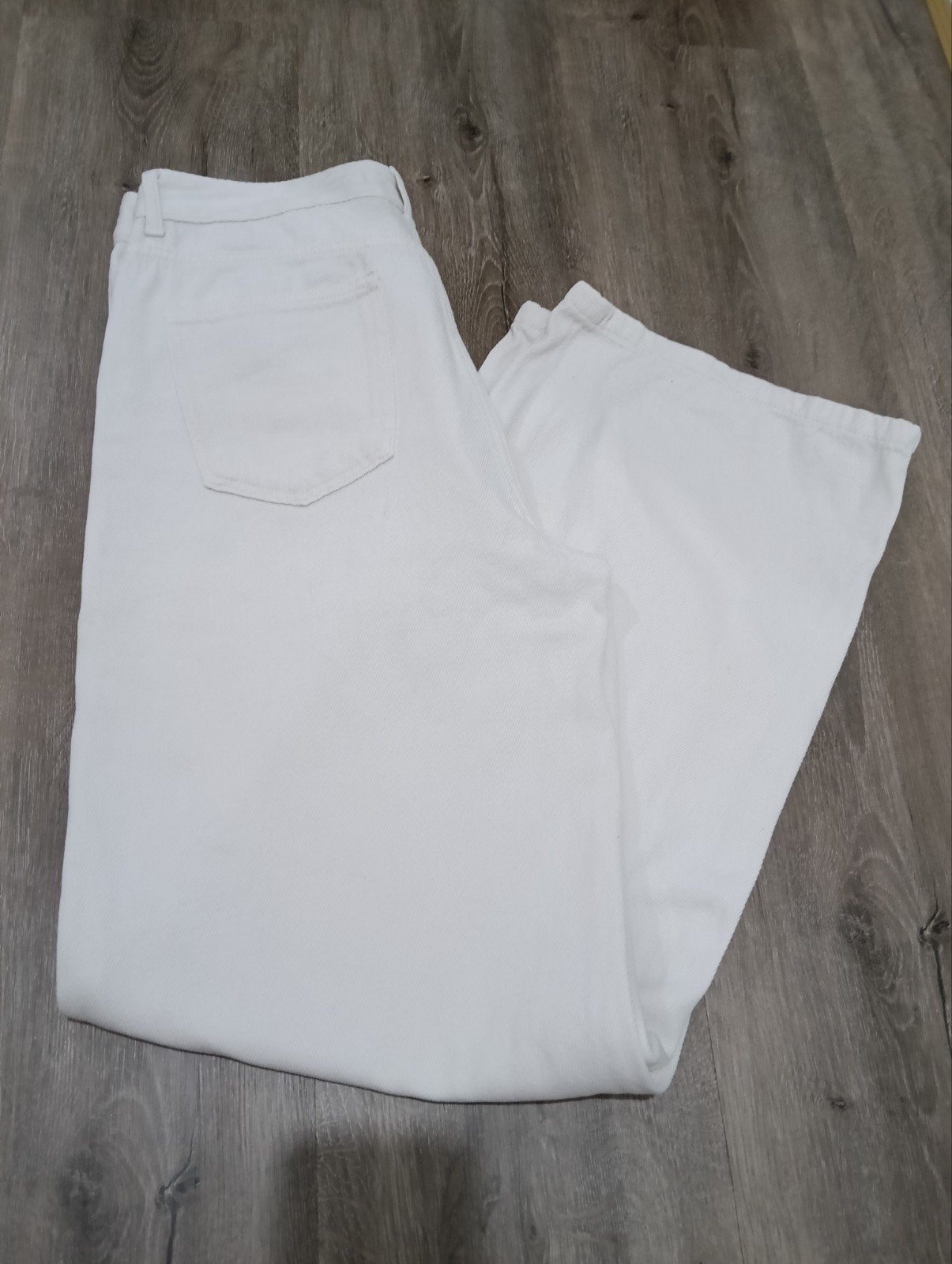 Witte Zara broek, maat 42/44 (L), Maat 42/44 (L), Ophalen of Verzenden, Lang, Gedragen