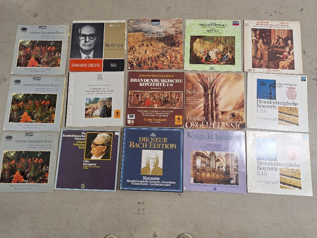Diverse Bach elpees, Inclusief binnenhoes, Ophalen of Verzenden, Kamermuziek, Gebruikt