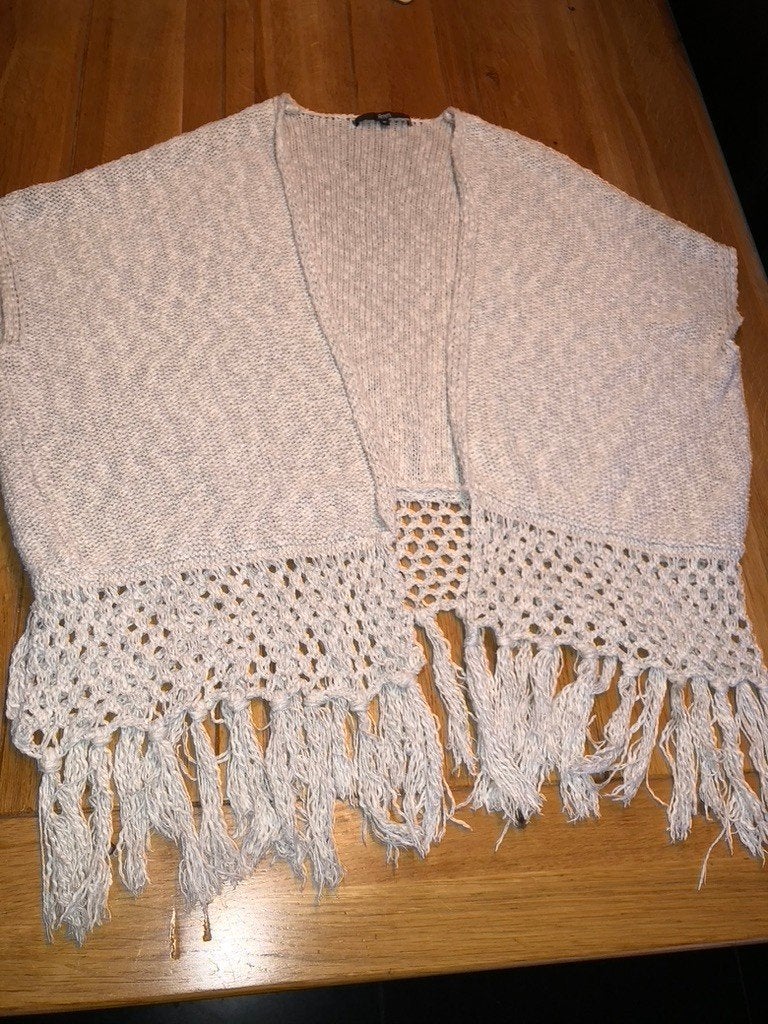 Lichtgrijs 8mm vest, maat M/L, Kleding | Dames, Maat 38/40 (M), 8mm, Verzenden, Zo goed als nieuw