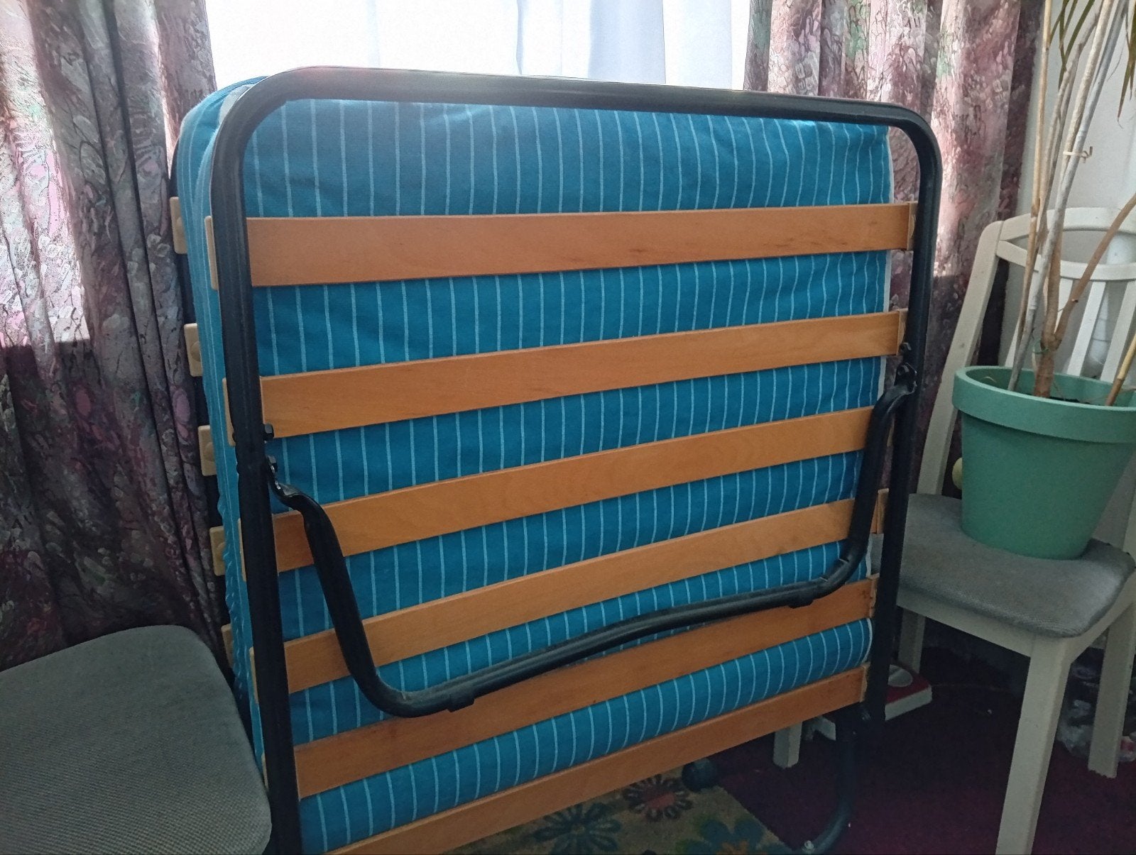 Vouwbed 80 x 190 op wielen, Ophalen, Eenpersoons, 190 cm of minder, 80 cm