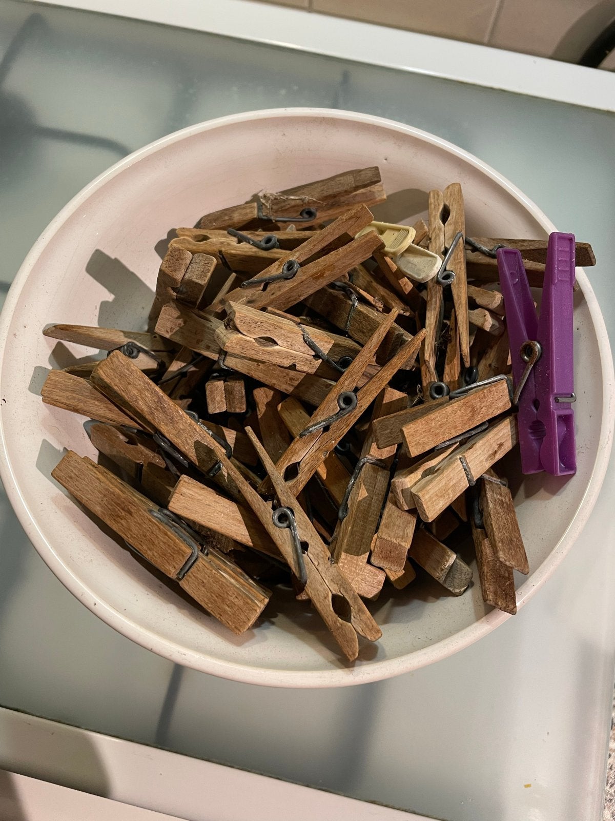 Gratis wasknijpers, Ophalen of Verzenden, Gebruikt