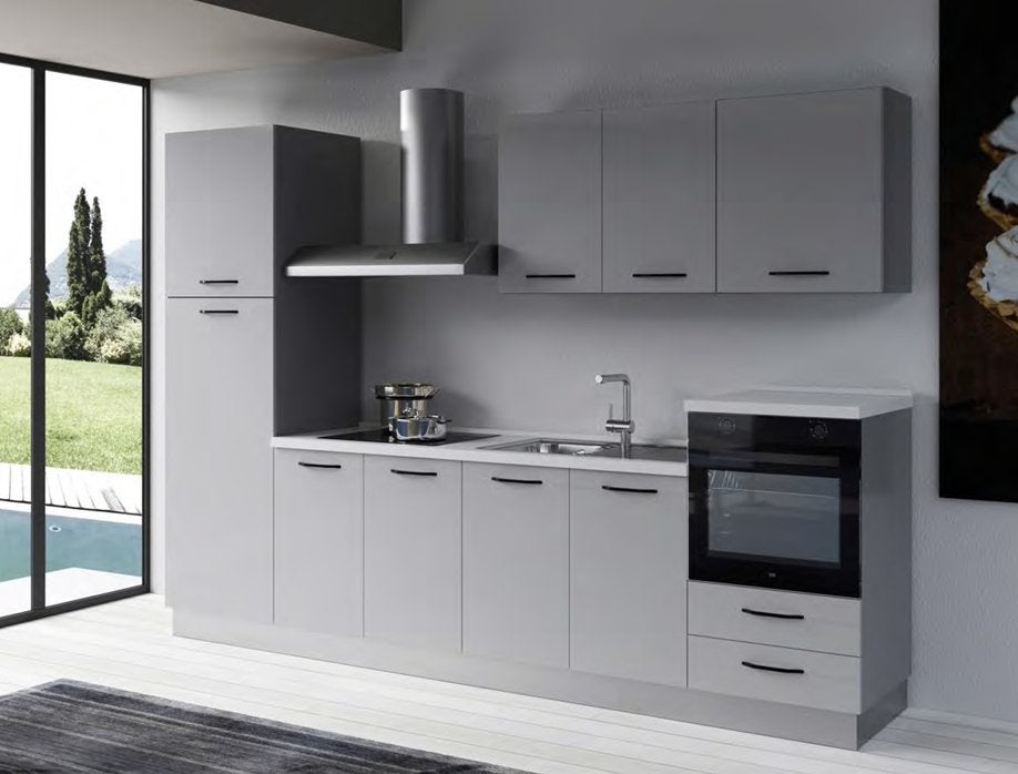keuken Gilda grijs 300, Overige materialen, Nieuw, Enkelwandige keuken, Ophalen of Verzenden