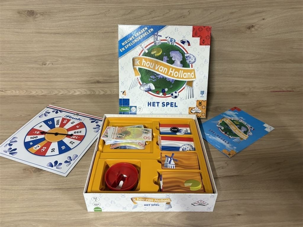 ik hou van holland de nieuwste spellen - s4175, Hobby en Vrije tijd, Gezelschapsspellen | Bordspellen, Verzenden, Zo goed als nieuw