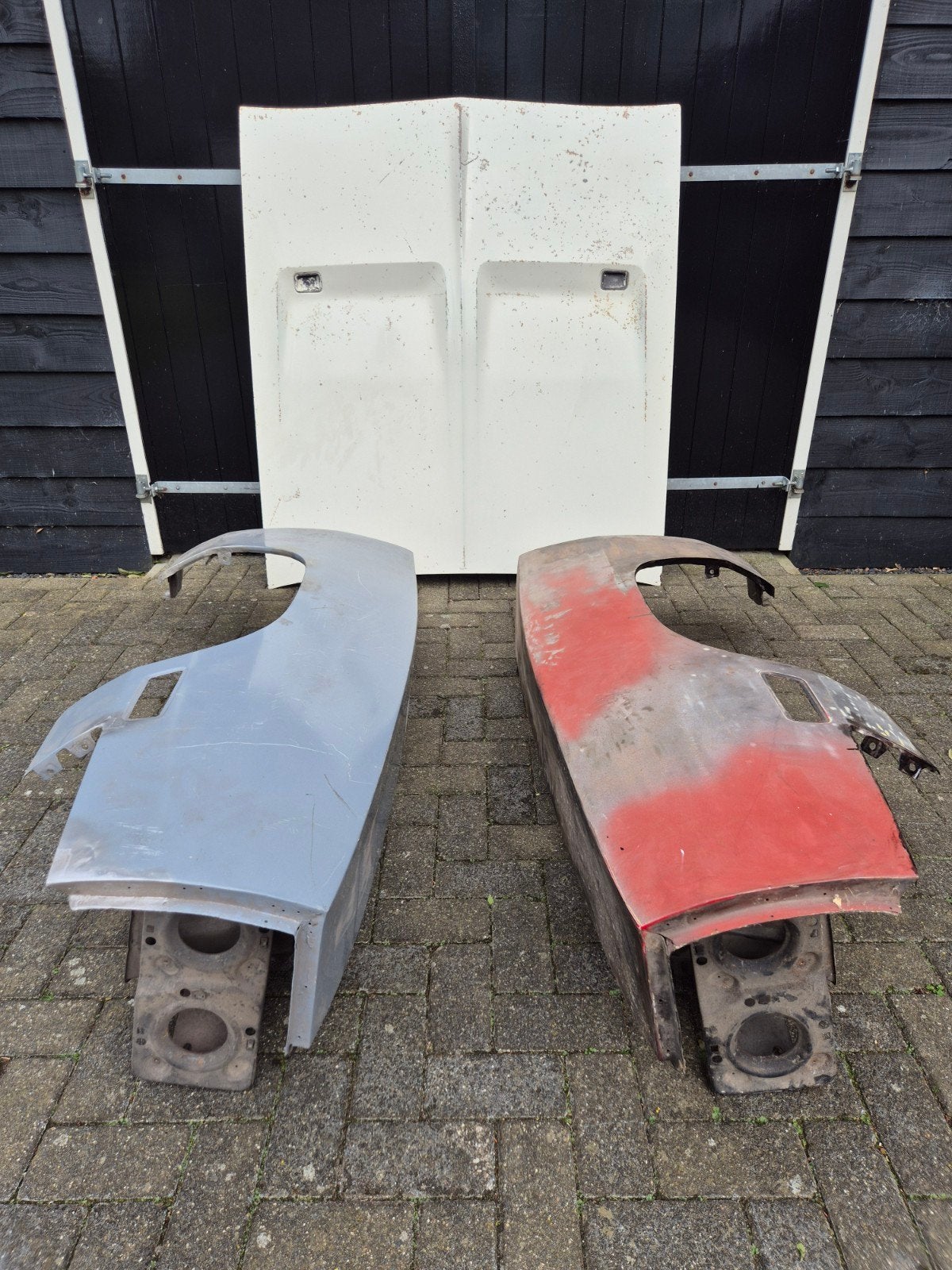 Zeldzaam, originele motorkap + spatborden 1970 Dodge Charger, Ophalen, Gebruikt, Voor, Dodge