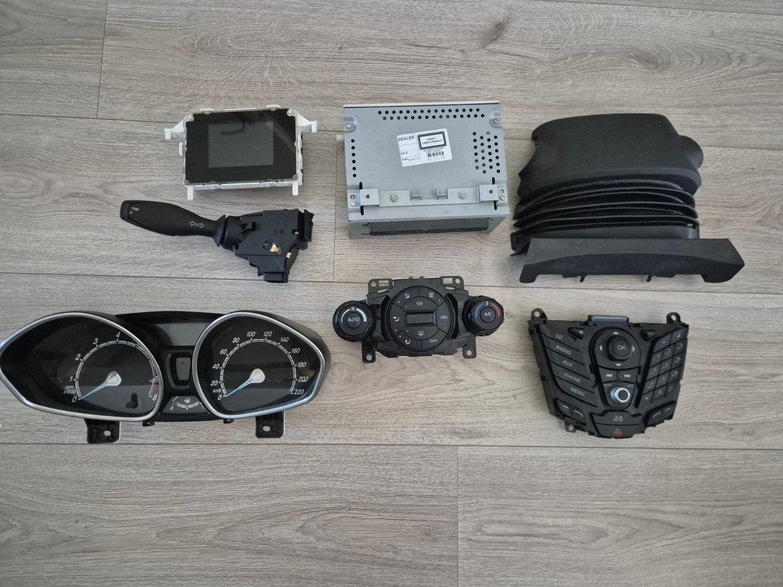 Ford Fiesta mk7.5 1.0 Ecoboost dashboard onderdelen, Ophalen of Verzenden, Ford