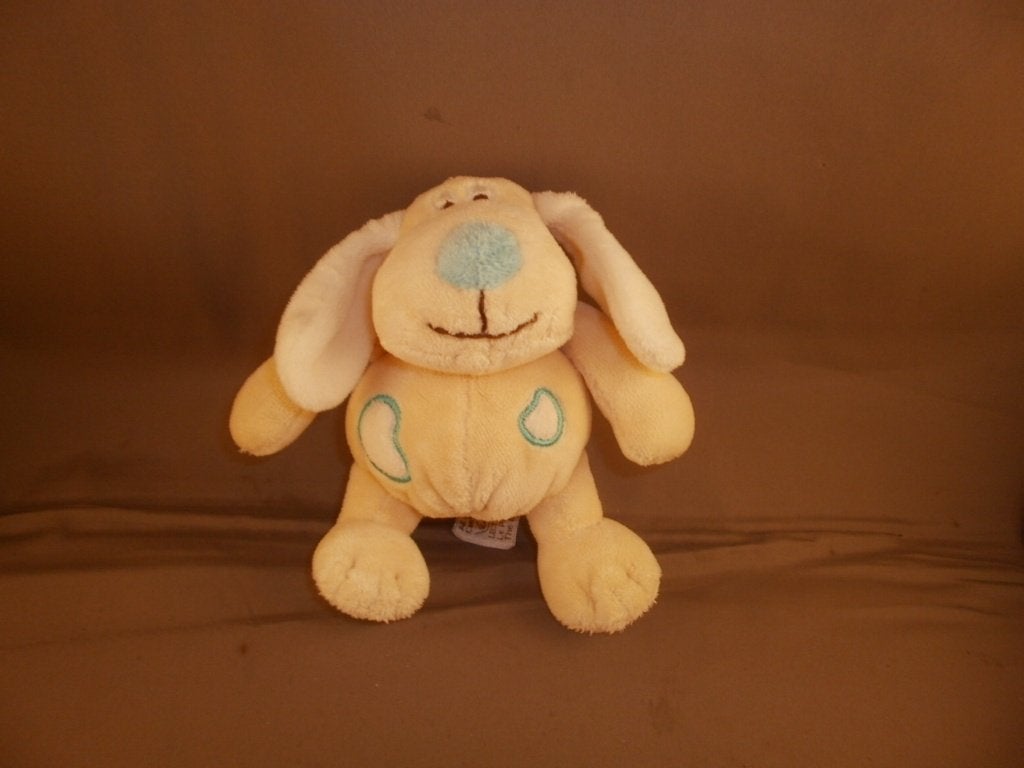 Anna club plush hond crème blauwe neus en vlekken met wit, Zo goed als nieuw, Wasbaar, Beige, Hond